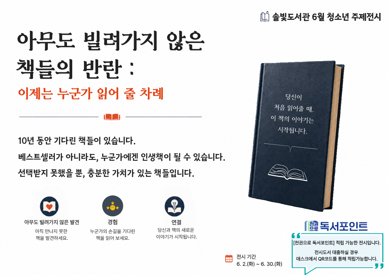 [청소년 주제전시] 아무도 빌려가지 않은 책들의 반란